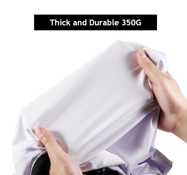 CELESTIALS White Projector Curtain - 84 Inch, 16:9 for Home Cinema with 6x Hooks