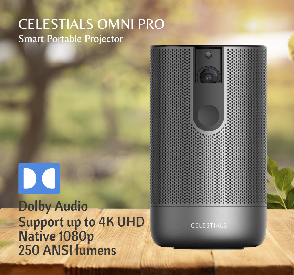 CELESTIALS OMNI PRO - Smart Portable Projector